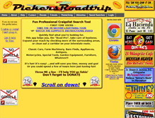 Tablet Screenshot of pickersroadtrip.com